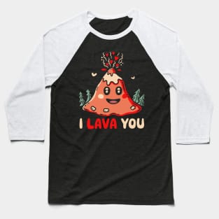 I Lava You Valentine's Day Baseball T-Shirt